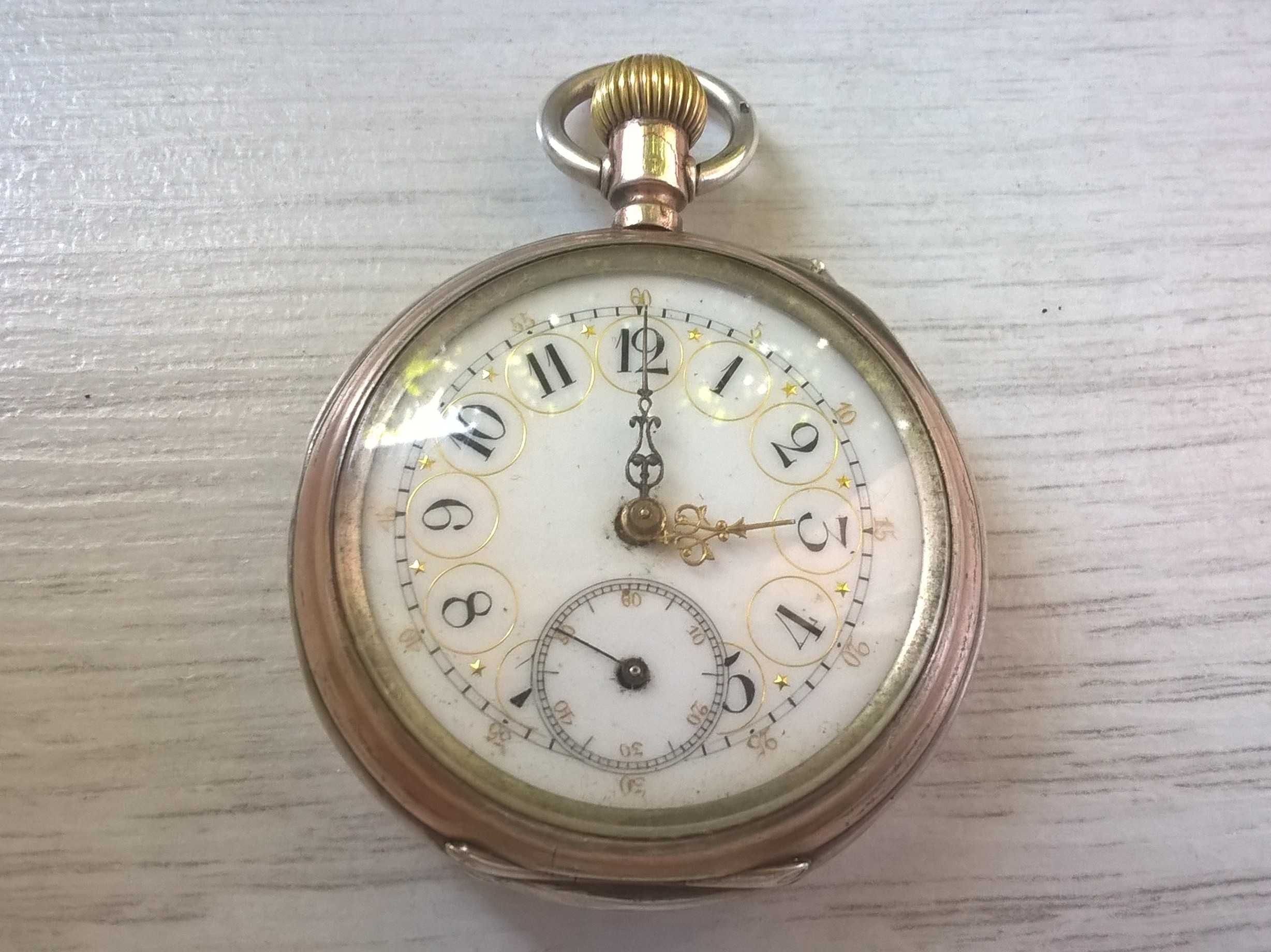 Zenith Diogene ceas buzunar argint 0.800 colectie vintage 1900