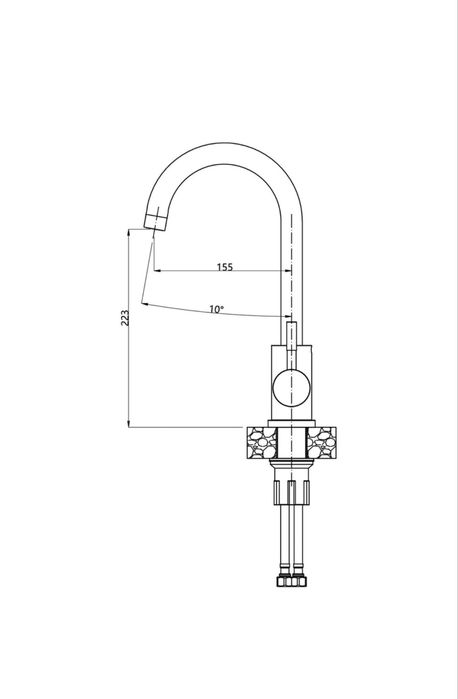 Chiuveta Neagră + Baterie KATE
