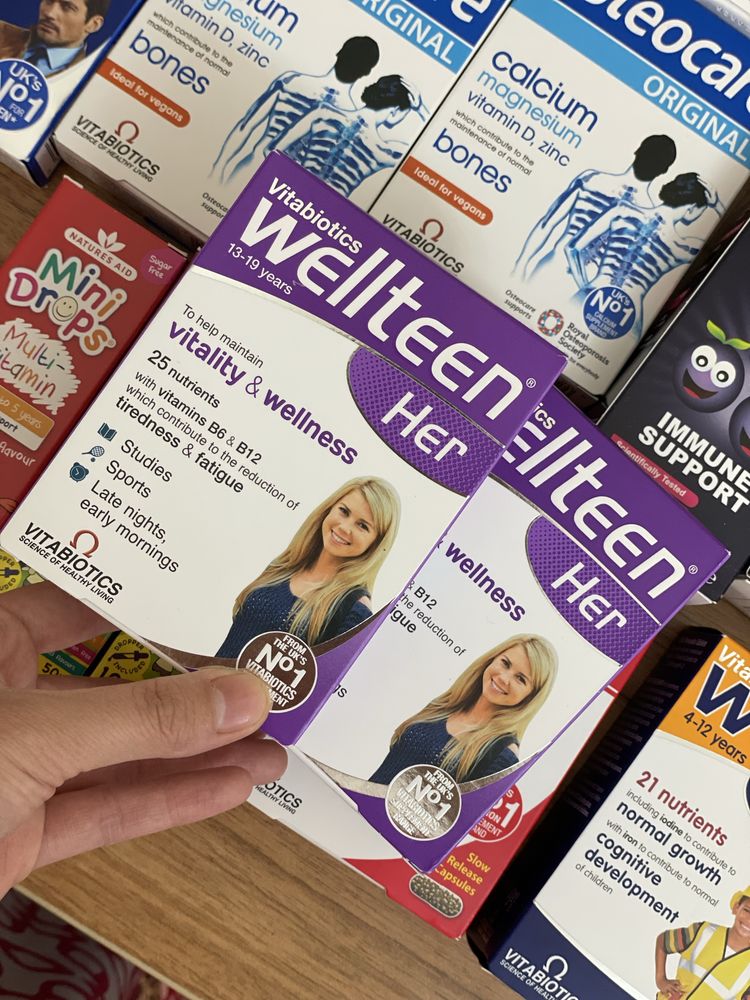 Wellten podroskoviy bolat uchun kompleks vitamin 13-19 yoshgacha mos