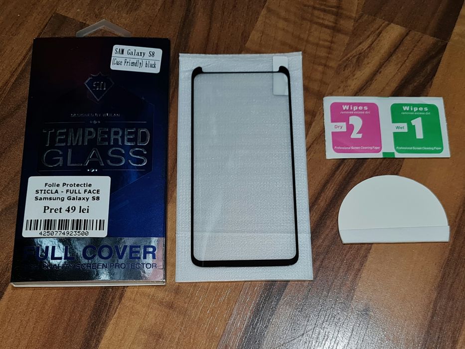 Folie sticla full cover originala Weilan Samsung Galaxy S8 G950