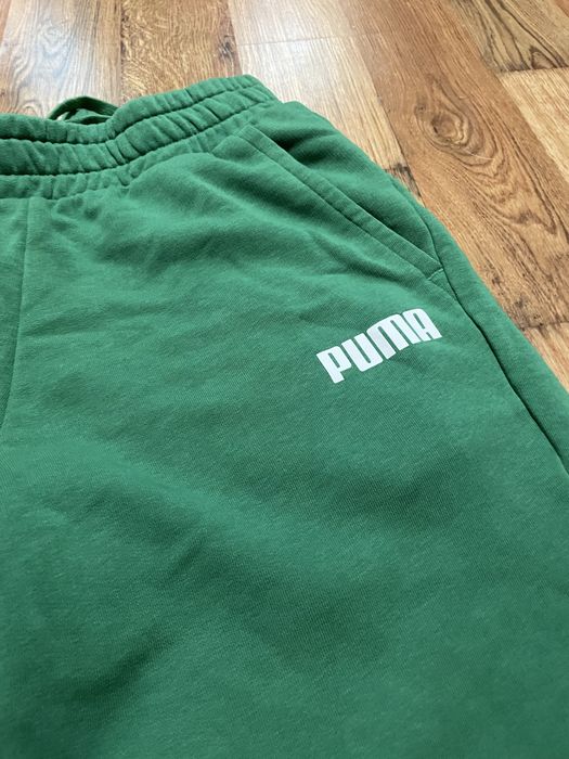 Puma deep green joggers