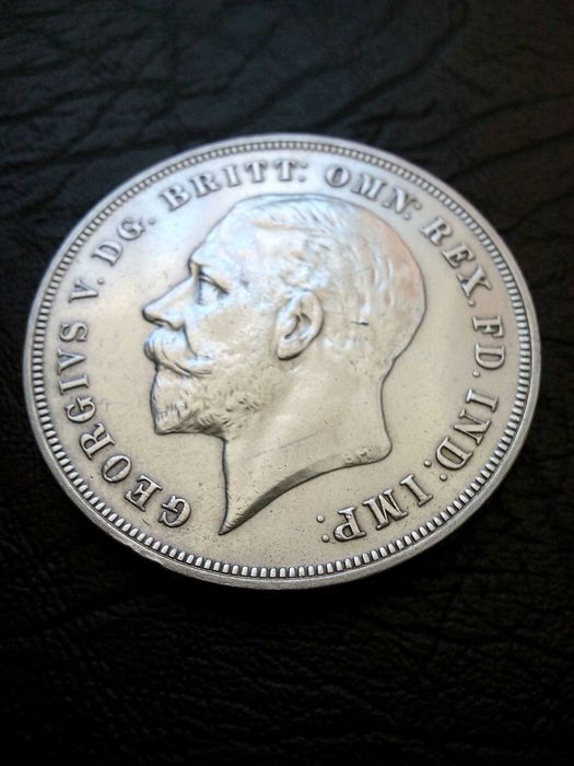 1 корона 1935 година Англия сребро