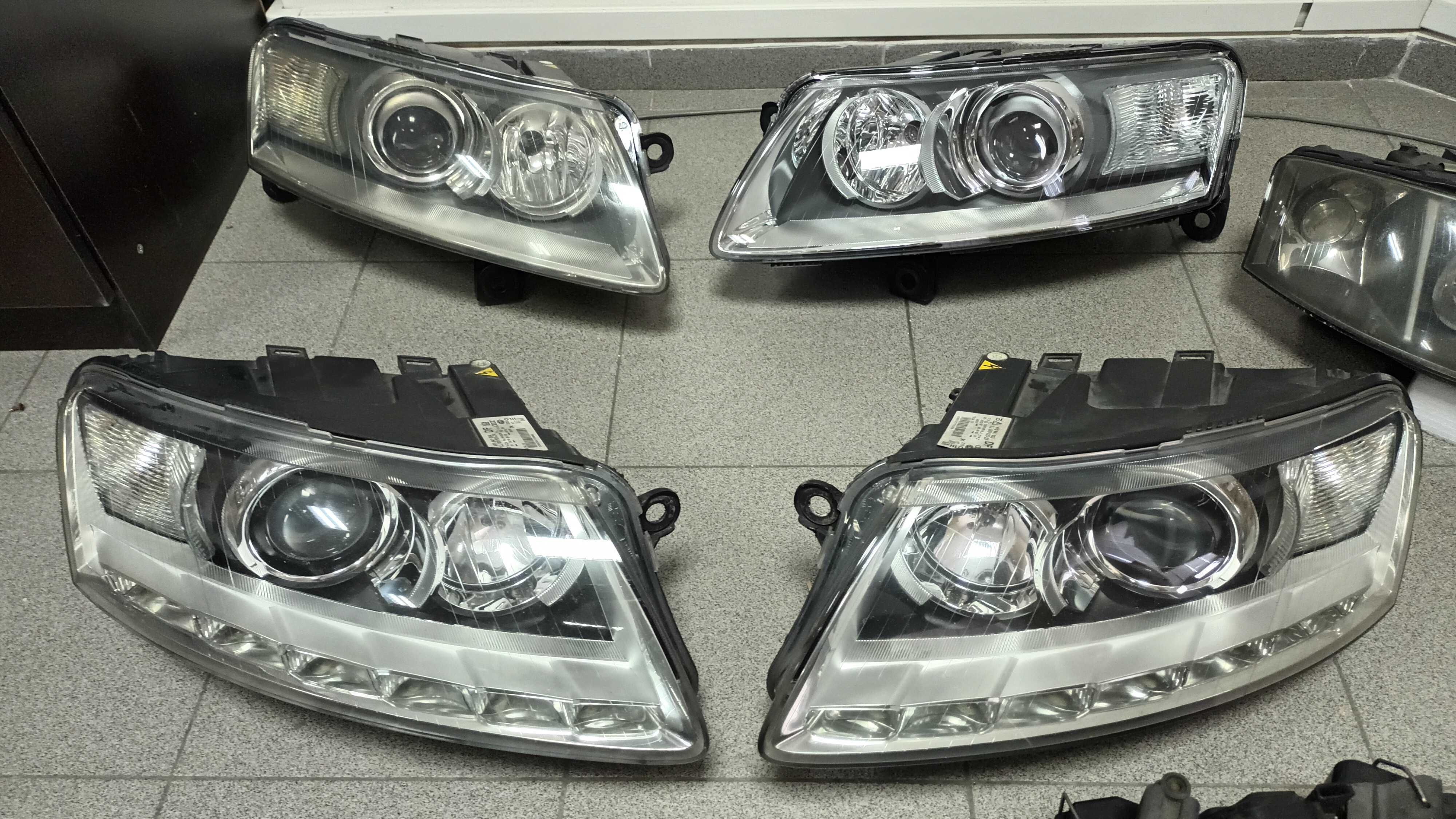 Ауди А6 С6 4Ф ксенон ляв десен фар Audi A6 S6 4F LED xenon far LED