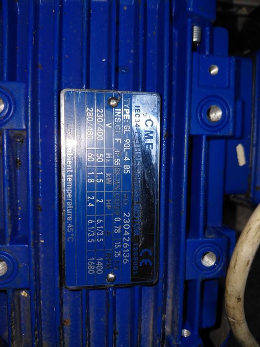 Motor cu reductor 1.5kw