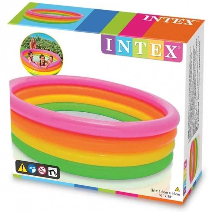 Piscină gonflabilă copii INTEX Sunset Glow 168 cm x 46 cm, NOUA!!!