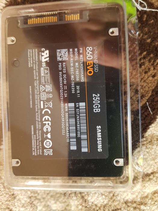 Hard disk Ssd Samsung Evo 860