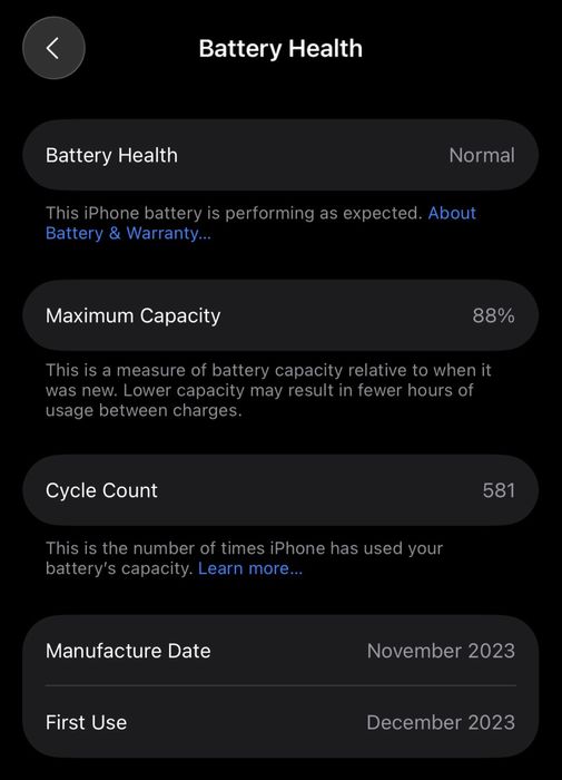 Vand Apple iPhone 15 Pro 128GB Natural Titanium Orange 88%