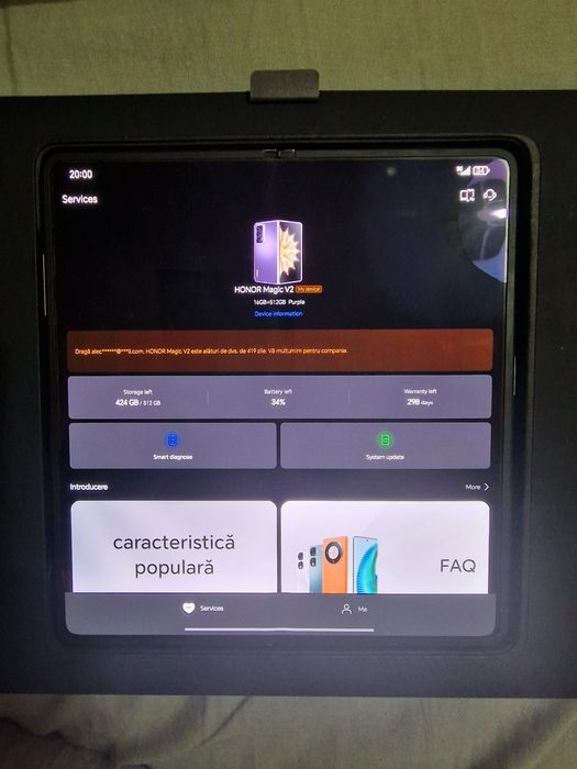 Honor Magic v2 512gb 16RAM