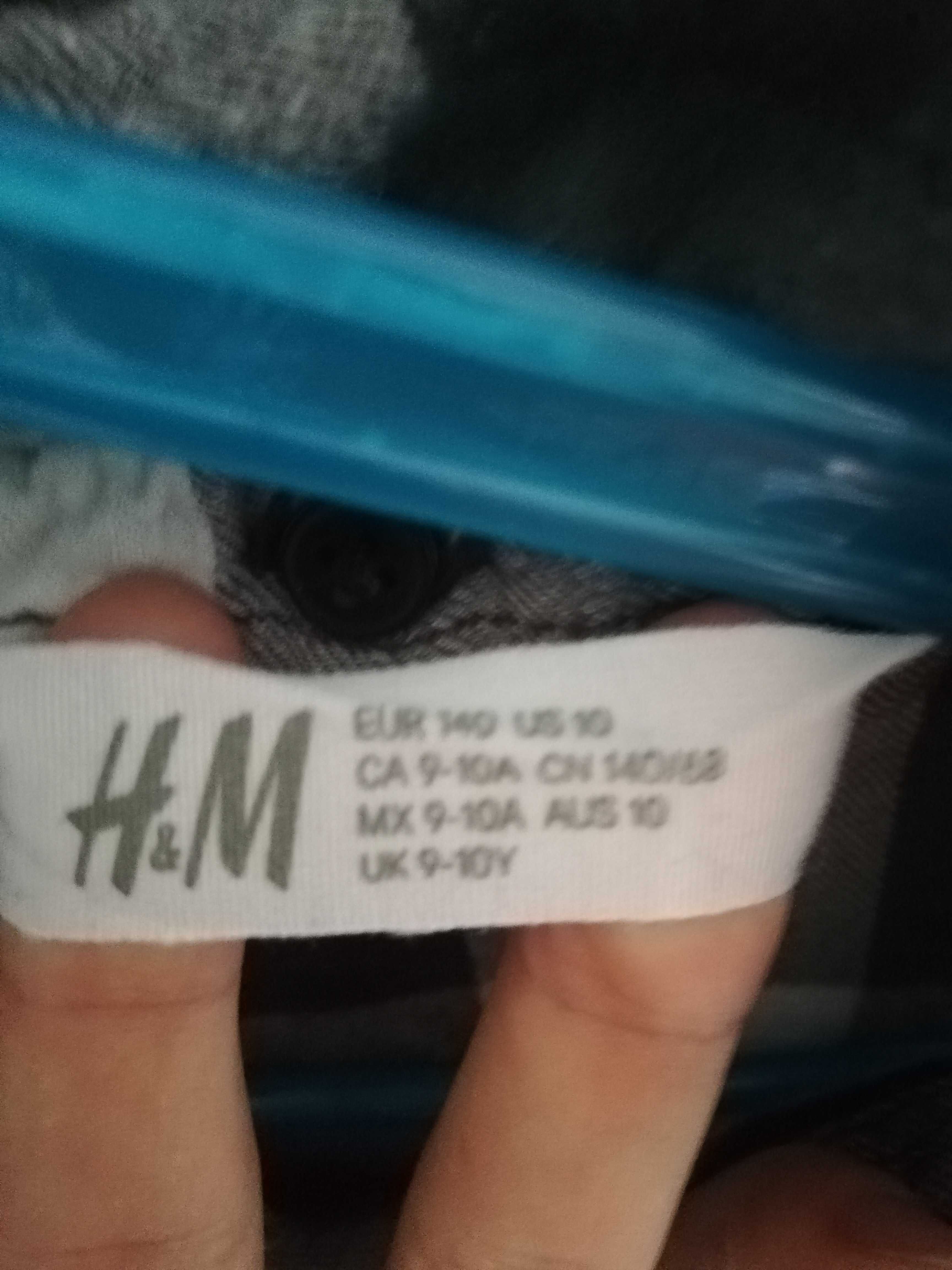 Blugi si camasa casual H&M, marime 140