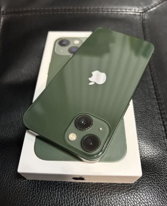 Iphone 13  Green  86%  128 GB  455 $. HOLATI IDEAL. Aybi yoq Garantiya