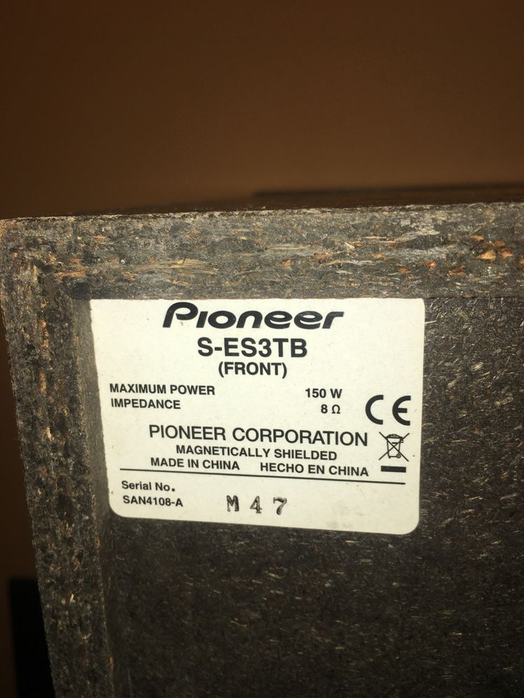 Ресийвър Pioneer VSX-323 + колони Pioneer