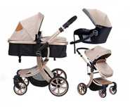 Carucior Visoli 3 in 1 Culoare: auriu