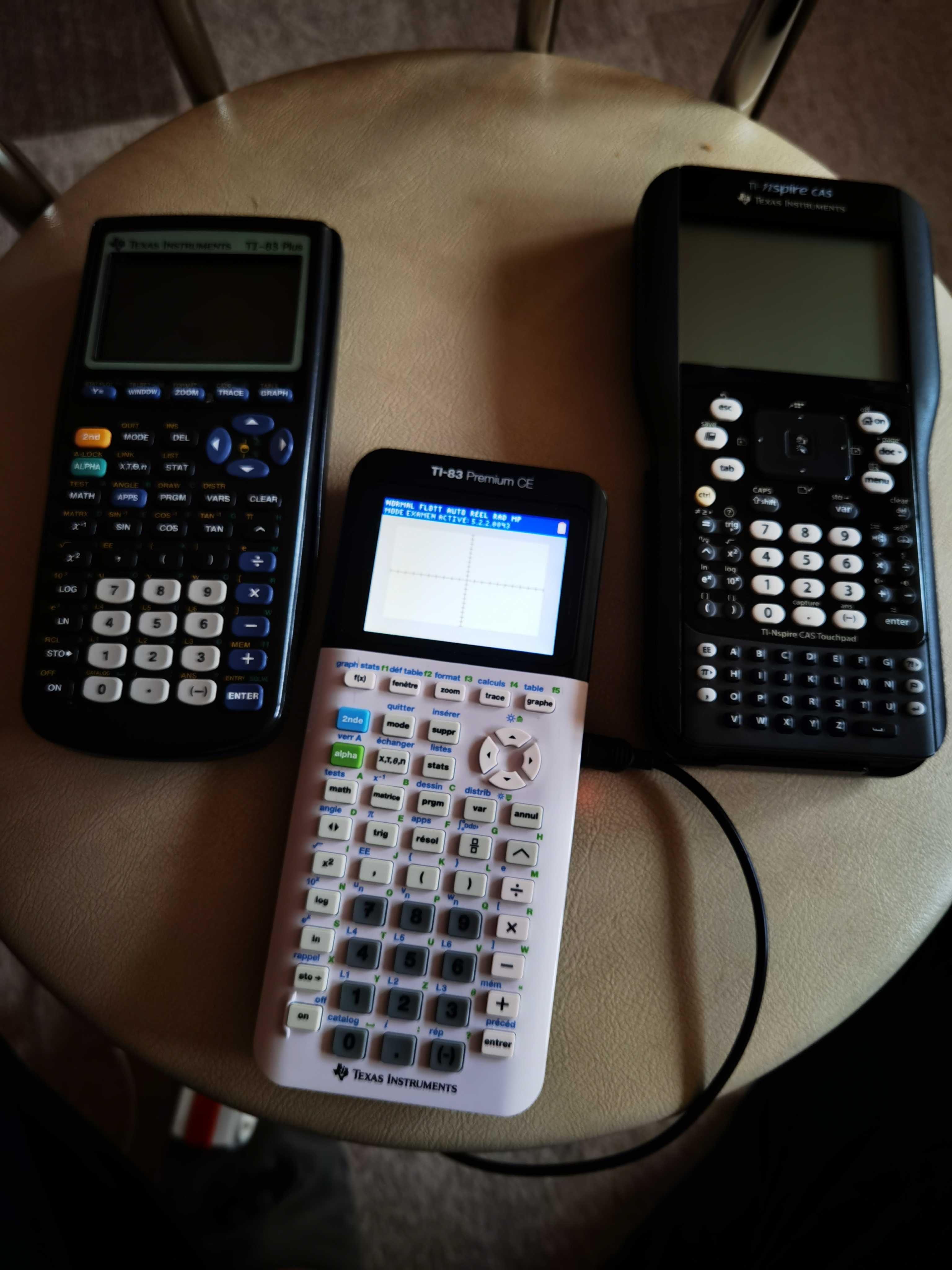 Texas instruments, Ti nspire CAS, TI 83 plus