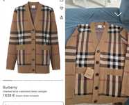 Cardigan Burberry M nou cu eticheta