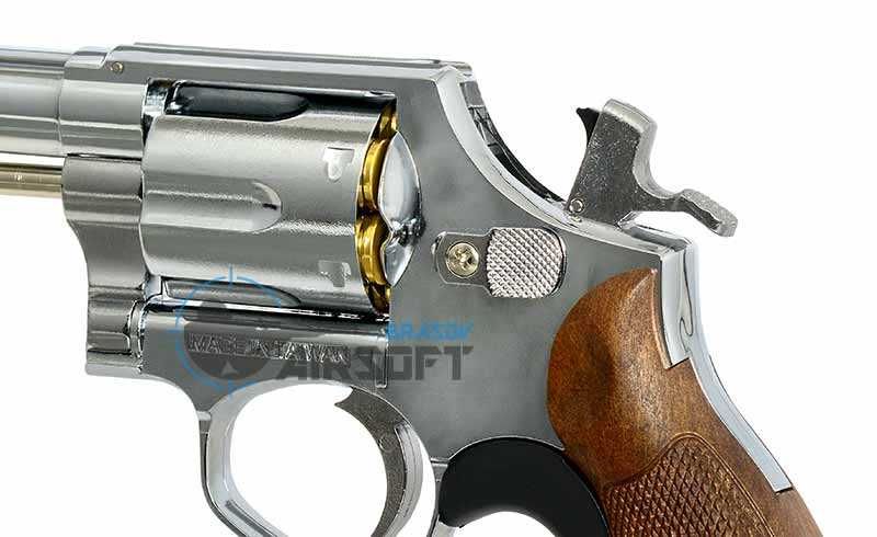 Revolver HG-131 Silver 4 inch GBB HFC