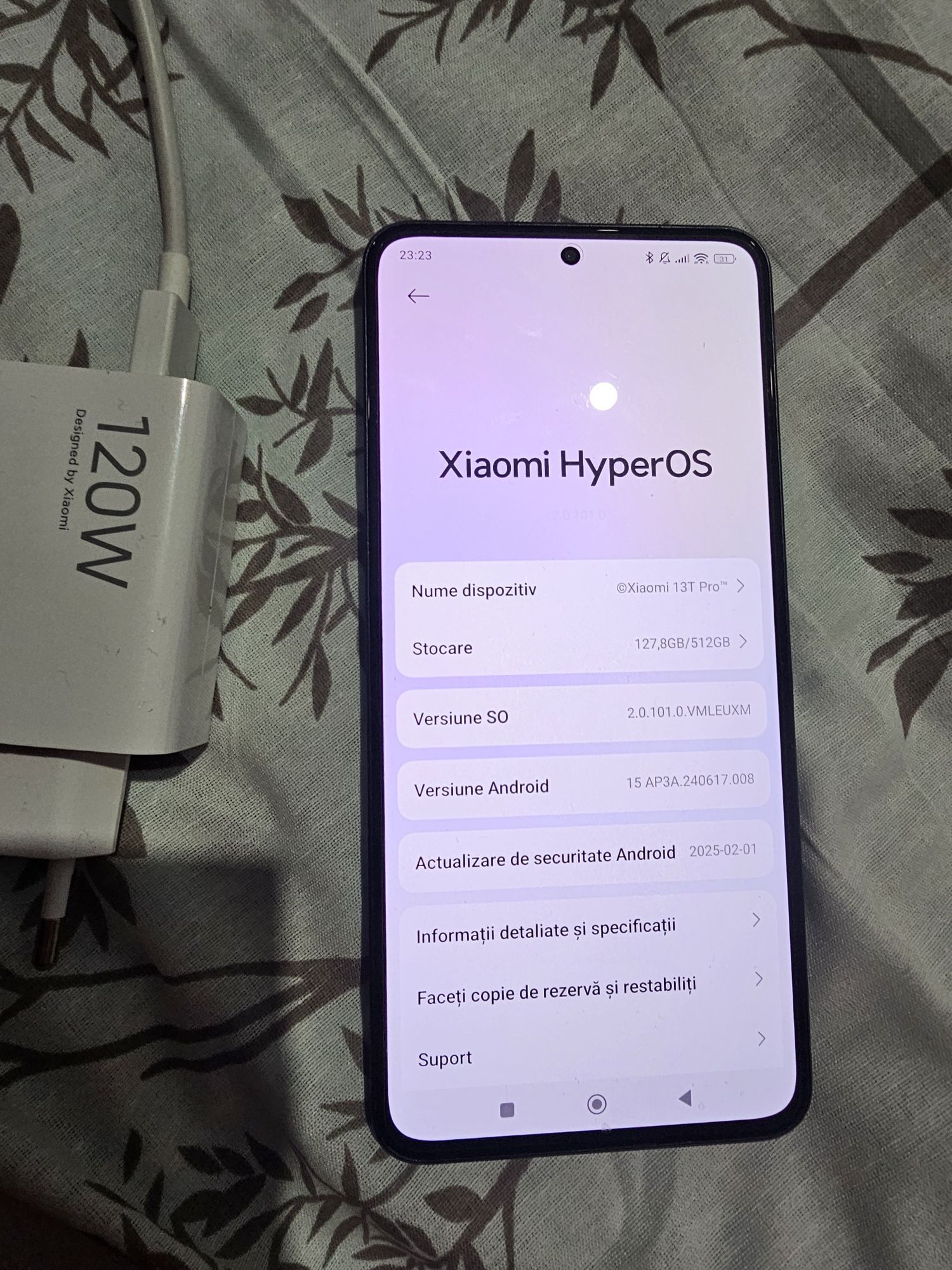 Xiaomi 13T Pro 512 Gb + 24 GB RAM 120w încărcare