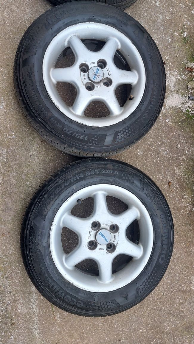 Джанти с летни гуми R14 4x100