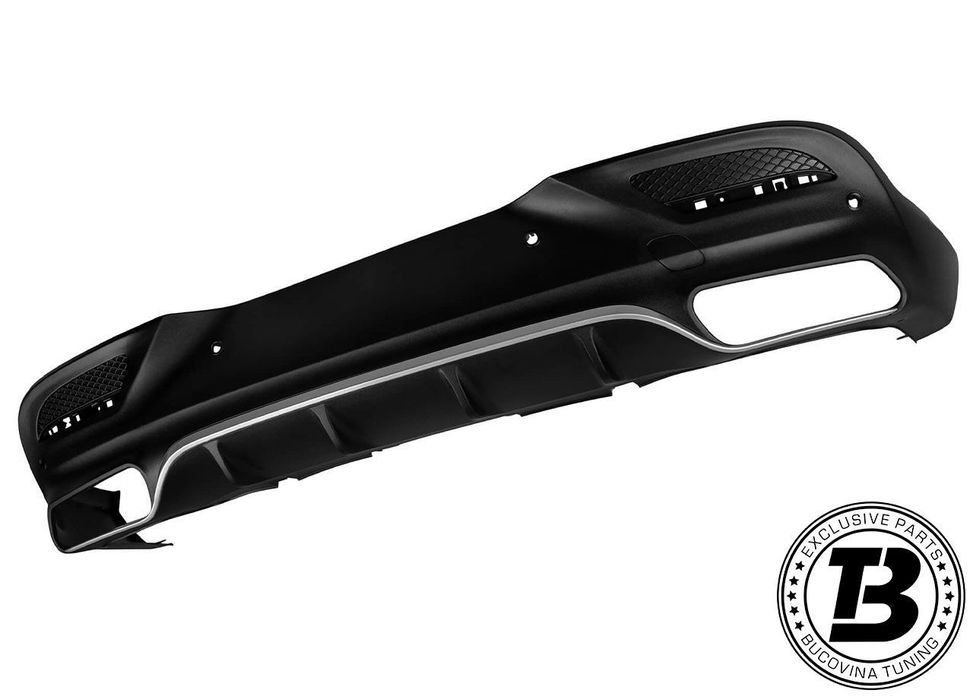 Difuzor Bara Spate cu Ornamente compatibil cu Mercedes GLE Coupe C292 AMG
