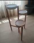 Suport plante bambus alb IKEA 78cm Satsumas