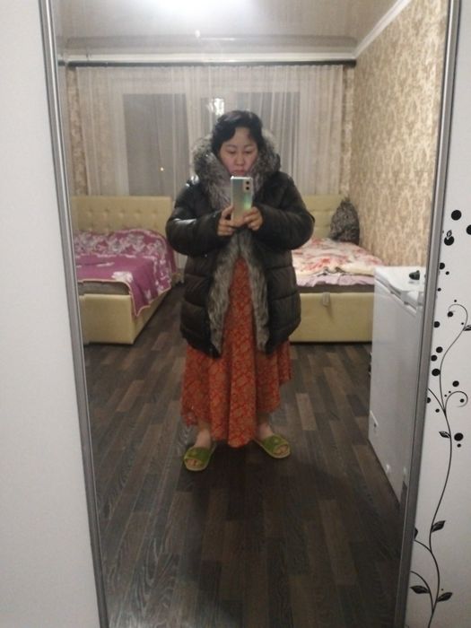 Продаю новая пухавик с натуральной опушкой