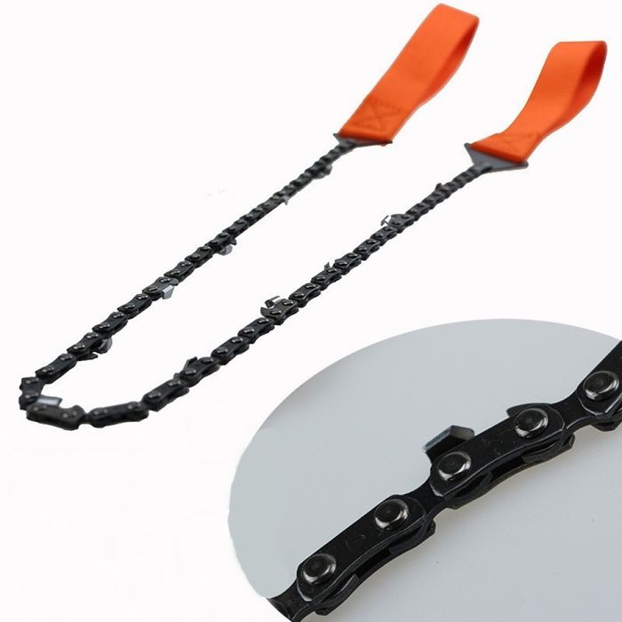 Преносима ръчна верига трион за рязане на дървета с дръжки 24 инча