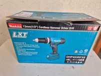 Makita Акумулаторен ударен винтоверт LXT 18V, 3 Ah батерия, DHP453RFX8