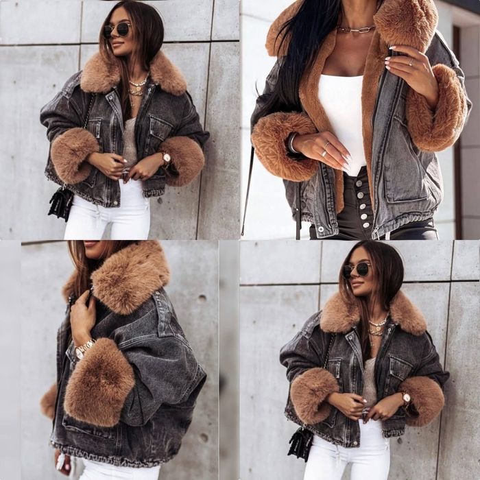 Дамско яке с пух