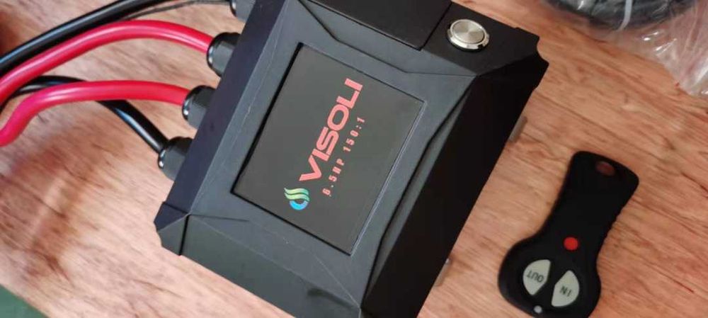 Troliu auto Visoli 13000lbs/5909kg cu sufa sintetica raport 150:1