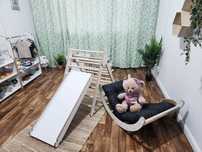 4in1 Triunghi Pikler de catarare +rampa+ semicerc, Montessori Pickler
