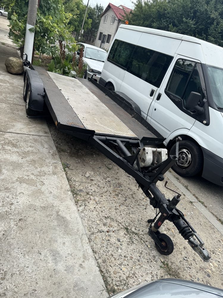 Platforma auto transport , troliu + basculare inmatriculata Germania
