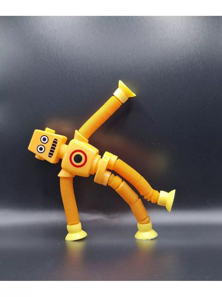 Телескопическая игрушка робот/ Развивающая игрушка/ Подарки на 8 марта