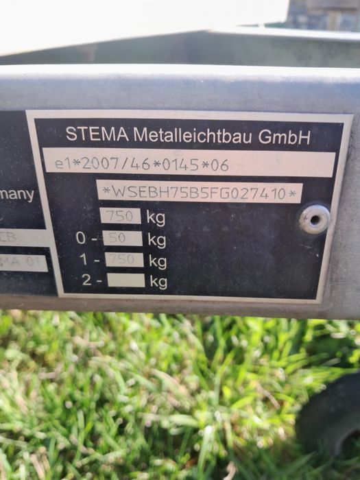 Туристически ремарке stema! 750kg