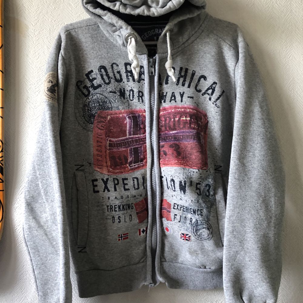 Georgraphical norway zip hoodie