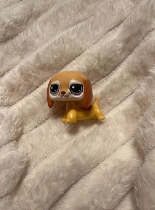 Collie Kitten Dihor Figurine Littlest Pet Shop Lps Generația 7 Wave 4