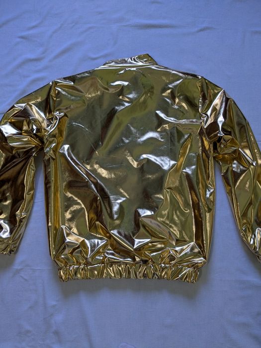 XXL. Bomber. Geacă aurie. Party people.