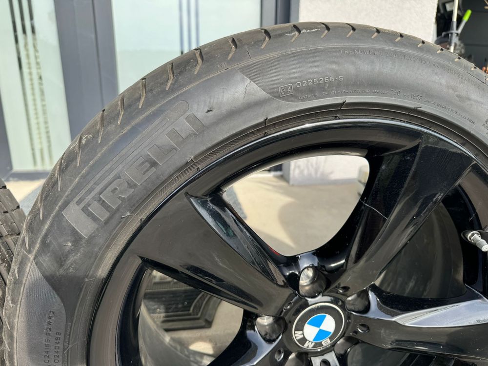 Jante cu anvelope run flet  si senzori bmw 245/45 si 275/40 R19