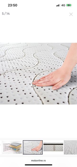 Saltea Ortopedica Bedora Intense Memory 180x200 cm,