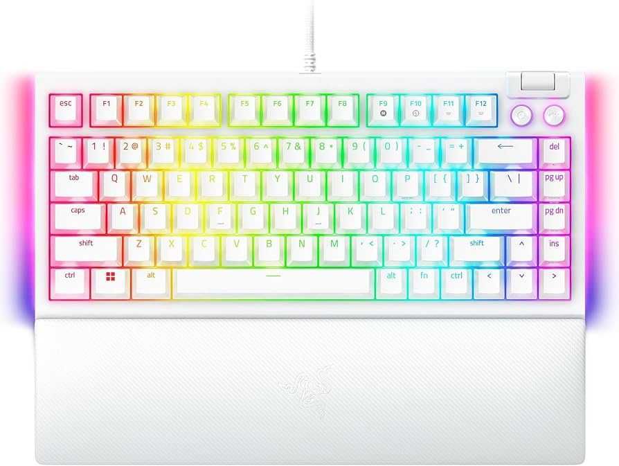 [НОВАЯ] Игровая клавиатура Razer BlackWidow V4 75% White Ed. US Layout