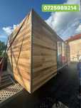 Vand container premium cu riflaj de lemn stratificat transport oriunde