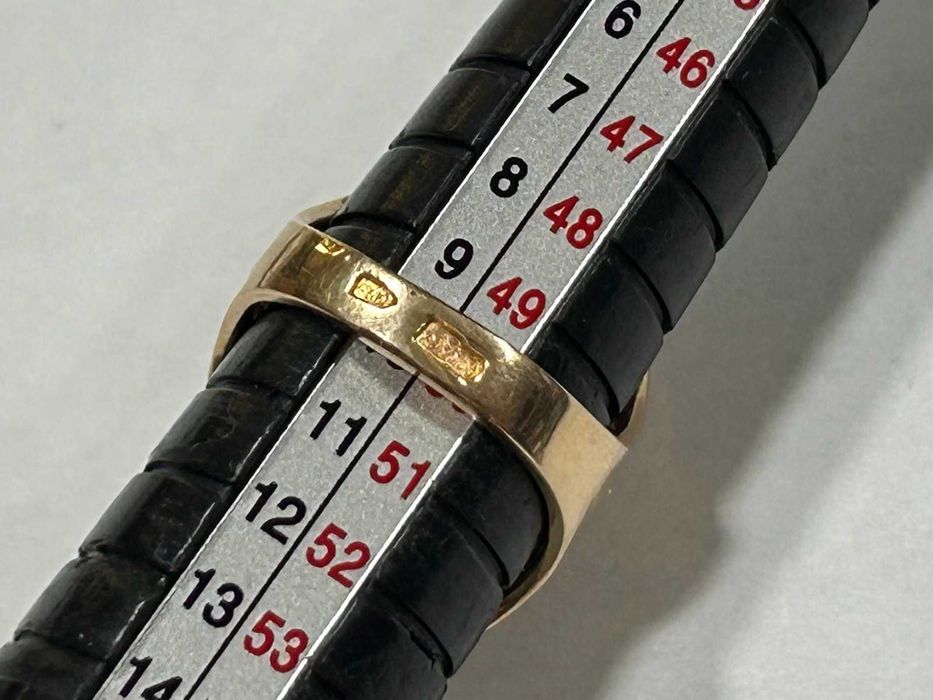 Златен пръстен 14 К 583 /7.61 гр./ Корунд /СССР от 1958