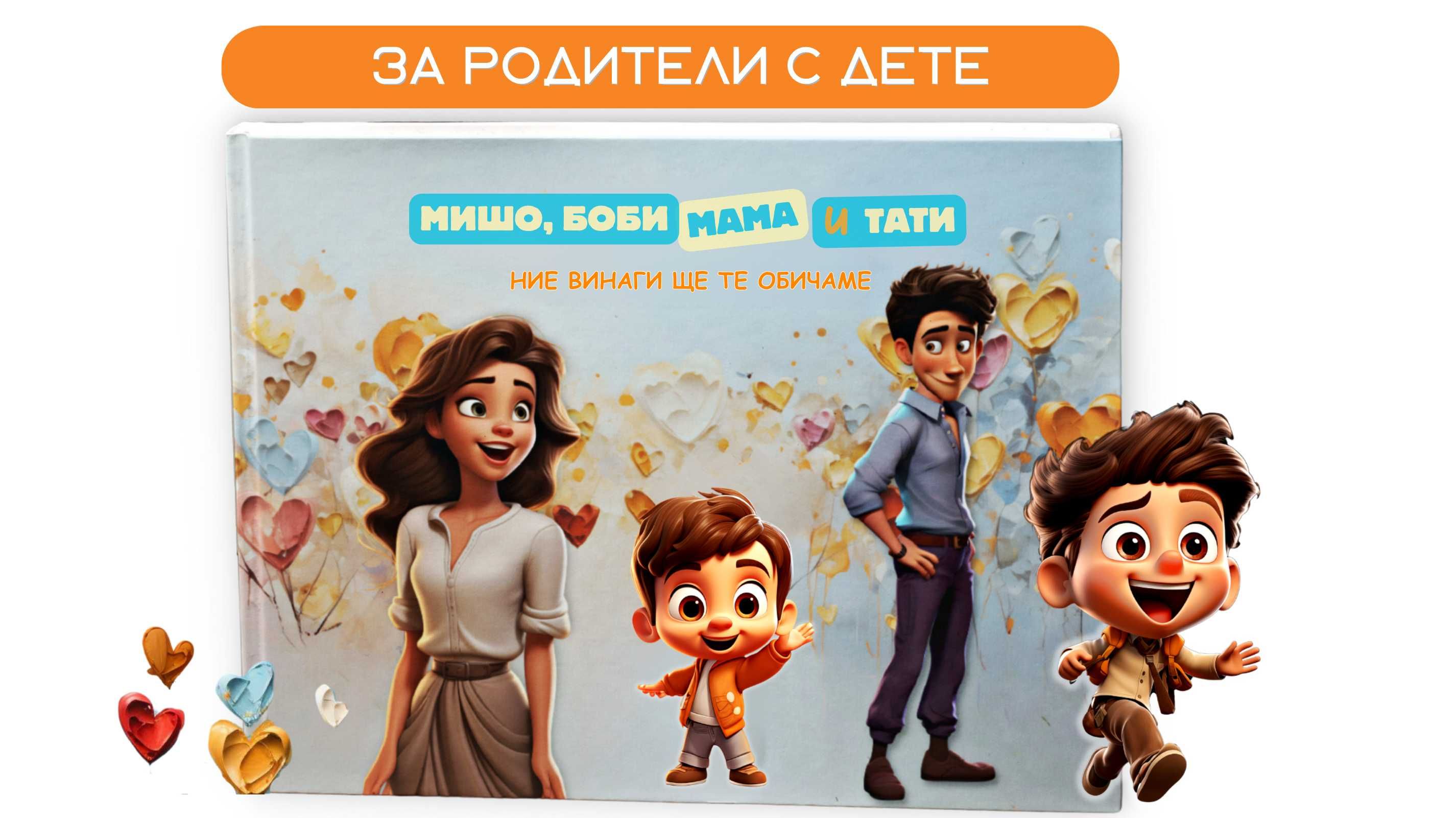 Персонализирана Детска Книжка - Вашето Дете е Главен Герой - Родители