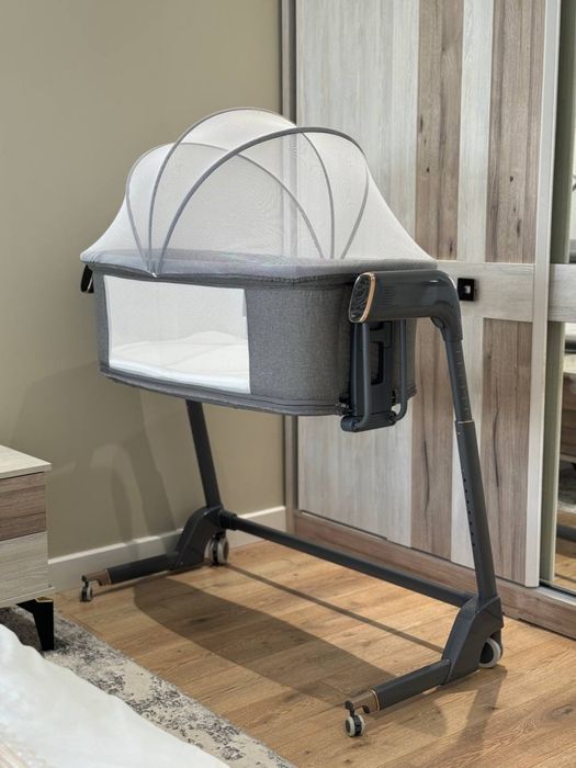 Детская приставная кроватка, электроколыбель Kidilo