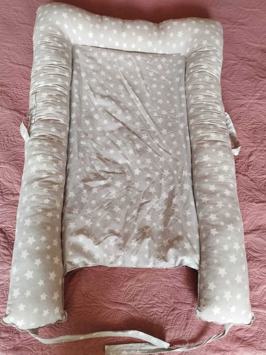 Бебешко гнездо 100/65 см с подарък: повивалник + 2 кавъра от Икея