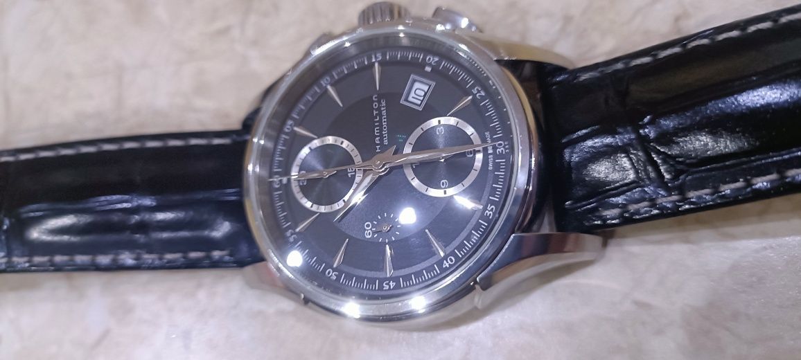 Hamilton Jazzmaster automatic chronograph eta valjoux 7750