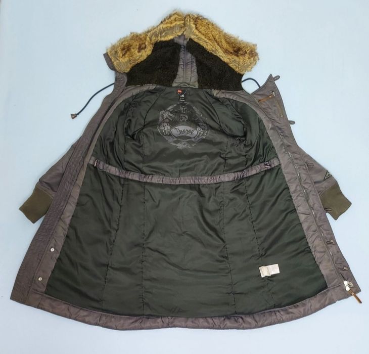 Geaca DIESEL parka, de iarnă, jacheta impermeabilă, mărimea S, de dame