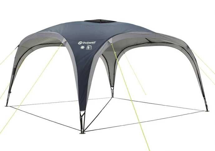 Сгъваема шатра Outwell Summer Lounge XL 4 x 4 UPF 50+ заедно с 4 стени