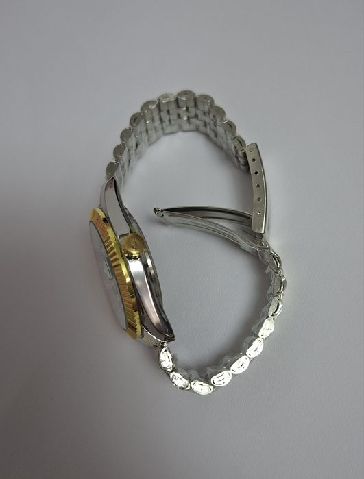 Ceas barbati Golden silver , quartz