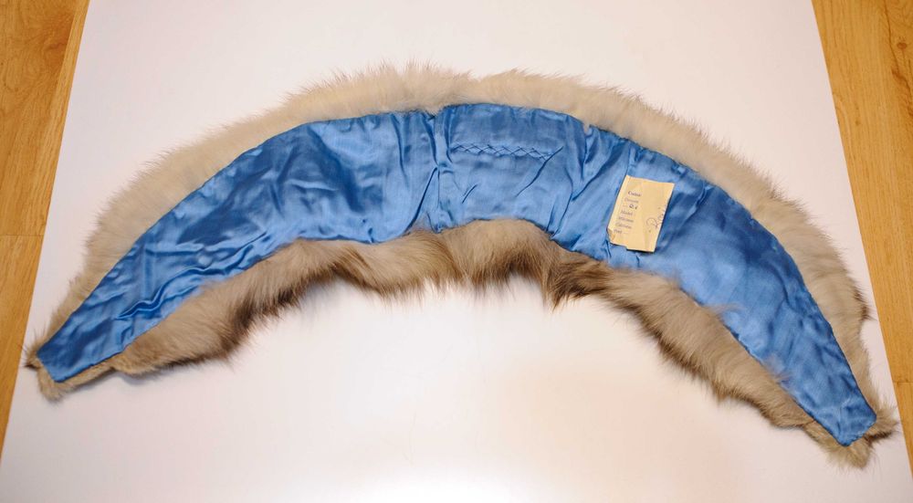 Guler din blana naturala de vulpe