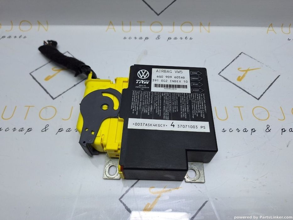 Calculator airbag SEAT IBIZA IV (6L1) [ 2002 - 2009 ] 1.2 (BBM) 44KW|60HP OEM 6Q0909605AD