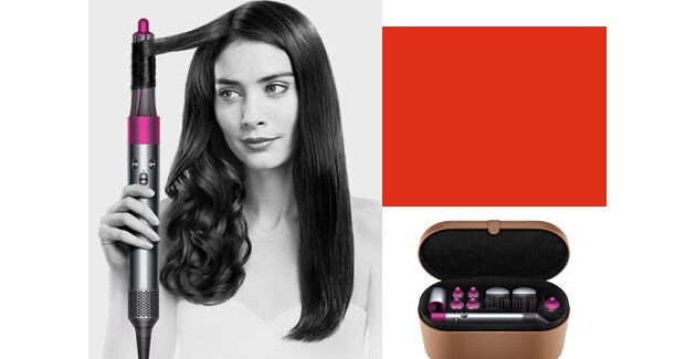 Dyson all in one purple silver set